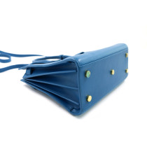 Saint Laurent Sac de Jour Pelle Blu