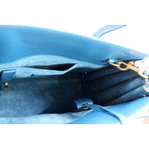 Saint Laurent Sac de Jour Pelle Blu