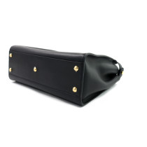 Fendi Peekaboo Schwarzes Leder