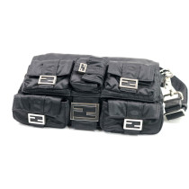 Fendi Baguette MultiPochette Nylon Nero