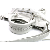 Balenciaga City Mini Pelle Bianca