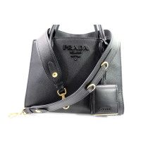 Prada Monochrome Pelle Saffiano Nera