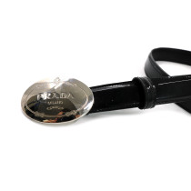 Prada Cintura Vernis Nera