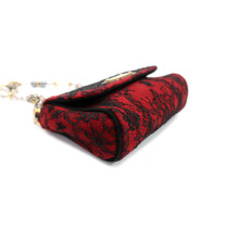 Dolce & Gabbana Pochette Tessuto Bordeaux