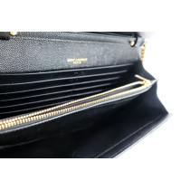 Saint Laurent Cassandre Pelle Nera