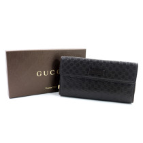 Gucci Portafoglio Pelle Guccissima Nera