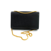 Saint Laurent Kate Tassel Media Pelle Nera