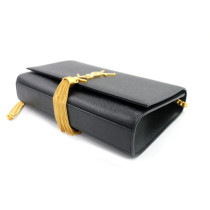 Saint Laurent Kate Tassel Media Pelle Nera