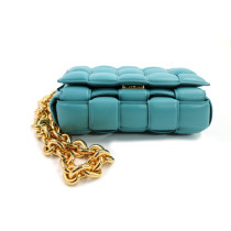 Bottega Veneta Cassette Pelle Turchese