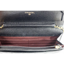 Chanel Wallet On Chain Pelle Nera