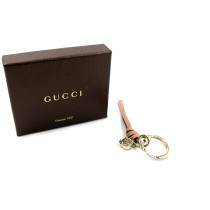 Gucci Portachiavi Pelle Beige
