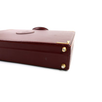 Cartier Valigetta 24 H Pelle Bordeaux