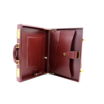 Cartier Valigetta 24 H Pelle Bordeaux