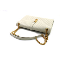 Saint Laurent Envelope Pelle Panna