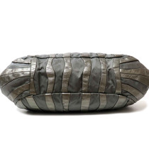 Prada Ardesia Pelle e Tessuto Grigio Antracite