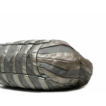 Prada Ardesia Pelle e Tessuto Grigio Antracite