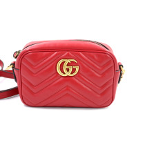Gucci Marmont Camera Bag Pelle Rossa