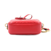 Gucci Marmont Camera Bag Pelle Rossa