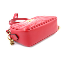 Gucci Marmont Camera Bag Pelle Rossa