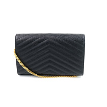 Saint Laurent Pochette Cassandre Pelle Nera