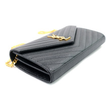 Saint Laurent Pochette Cassandre Pelle Nera