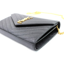 Saint Laurent Pochette Cassandre Pelle Nera