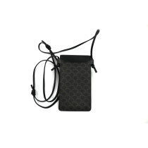 Celine Portacellulare Pelle Nera