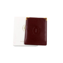 Cartier Portacarte Pelle Bordeaux