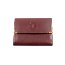 Cartier Portafoglio Pelle Bordeaux