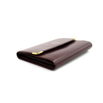 Cartier Portafoglio Pelle Bordeaux