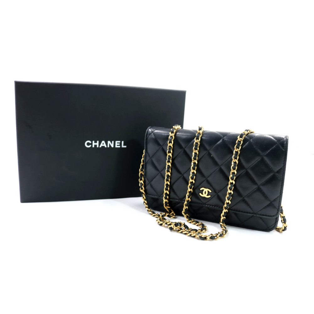Chanel Wallet On Chain Pelle Nera