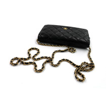 Chanel Wallet On Chain Pelle Nera