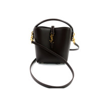 Saint Laurent Le 37 Mini Pelle Marrone