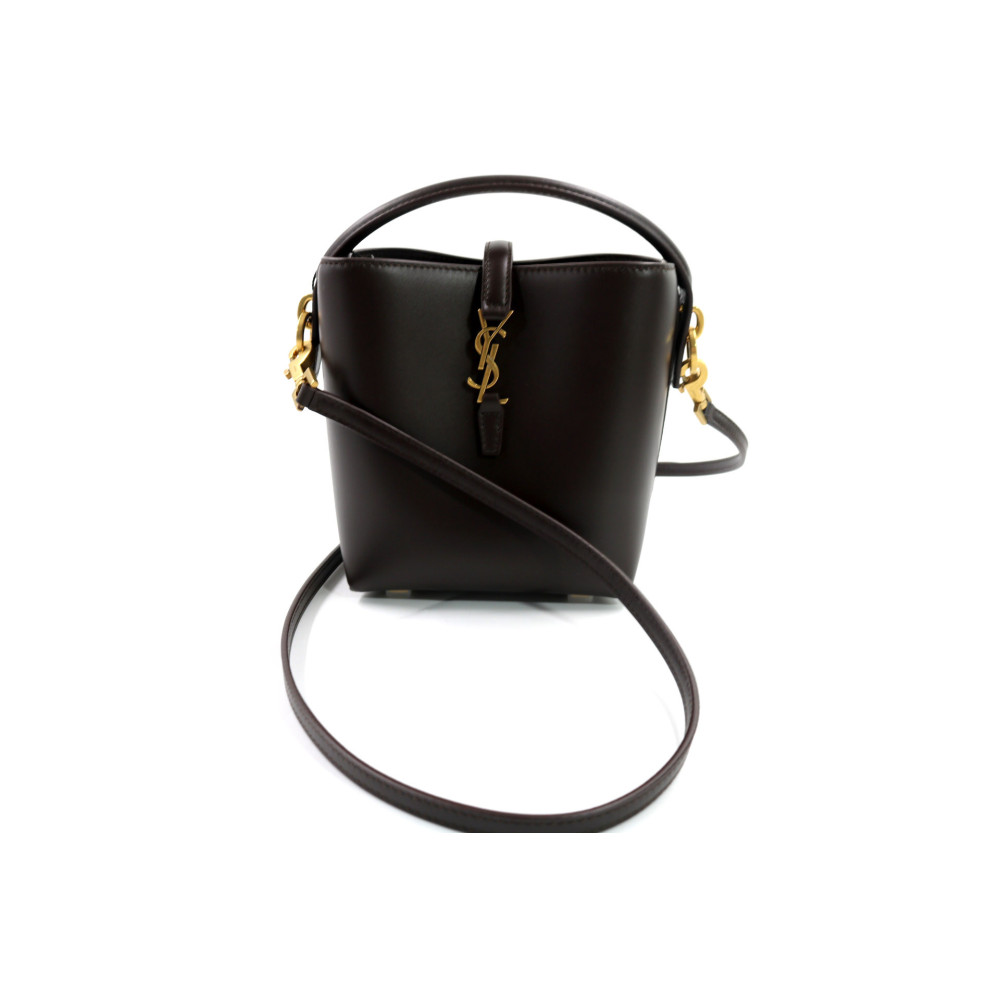 Saint Laurent Le 37 Mini Pelle Marrone