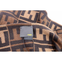 Fendi Sciarpa Lana Marrone