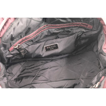 Prada Bowling Tessuto Bomber Bordeaux