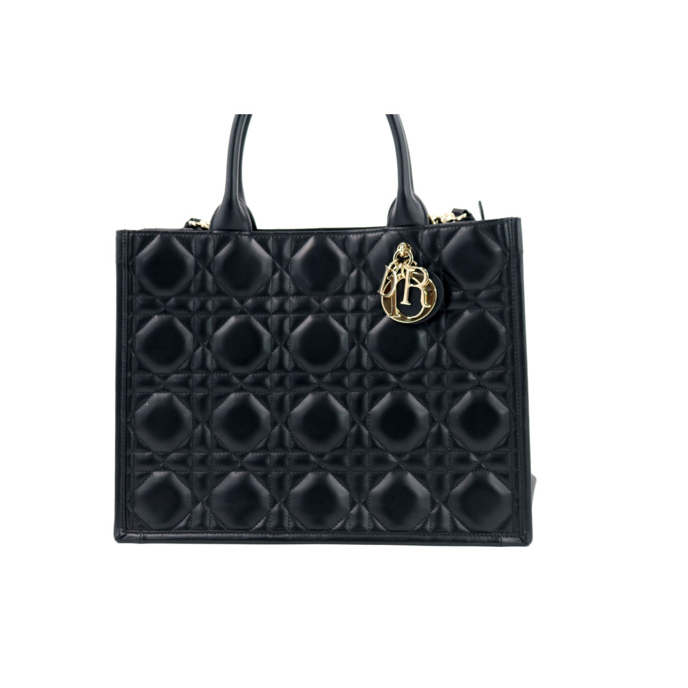 Dior Book Tote Media Pelle Nera