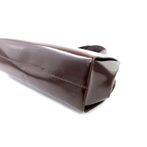 Prada Shopping Vintage Vernis Marrone