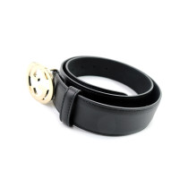 Gucci Cintura Interlocking Pelle Nera