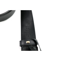 Gucci Cintura Interlocking Pelle Nera