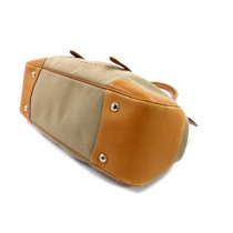 Prada Shopping Vintage Tela e Pelle Biscotto