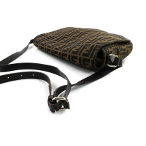 Fendi Mama Selleria Tela e Pelle Marrone