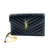 Saint Laurent Cassandre Pelle Nera