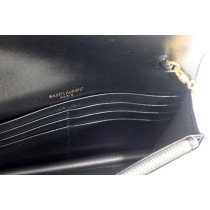 Saint Laurent Cassandre Pelle Nera