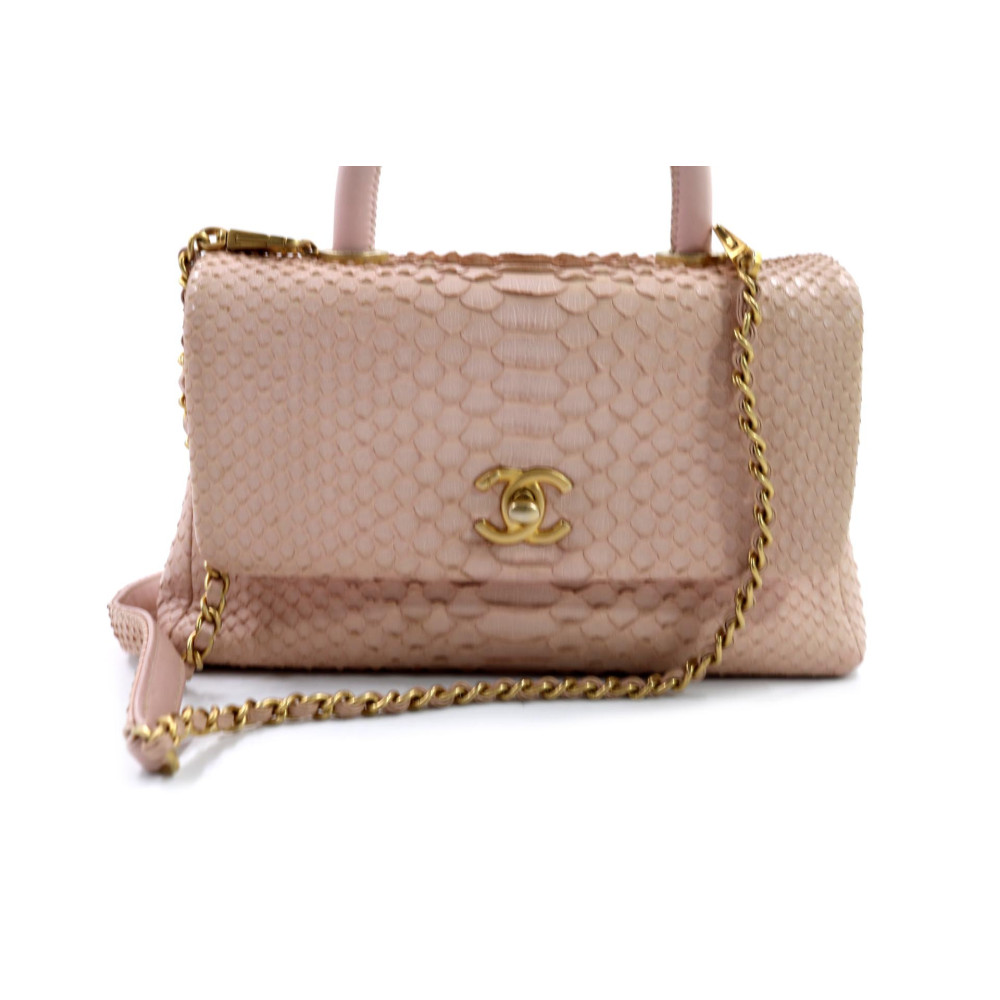 Chanel Coco Handle Pitone Rosa