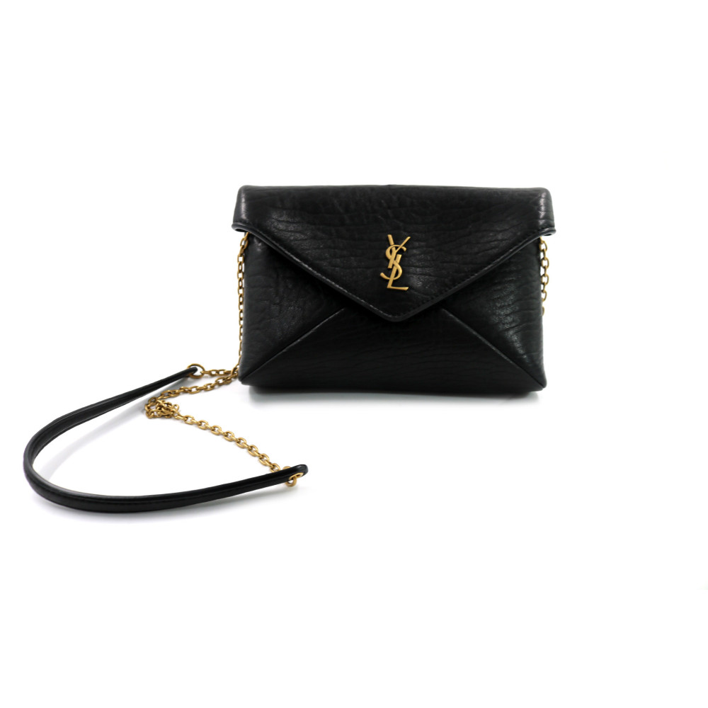 Saint Laurent Cassandre Pelle Nera