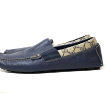 Gucci Mocassini Pelle Blu Scuro