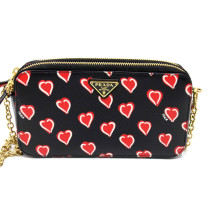 Prada Woc Saffiano Nero e Rosso