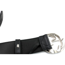 Gucci Cintura Pelle Guccissima Nera
