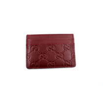 Gucci Portacarte Pelle Bordeaux